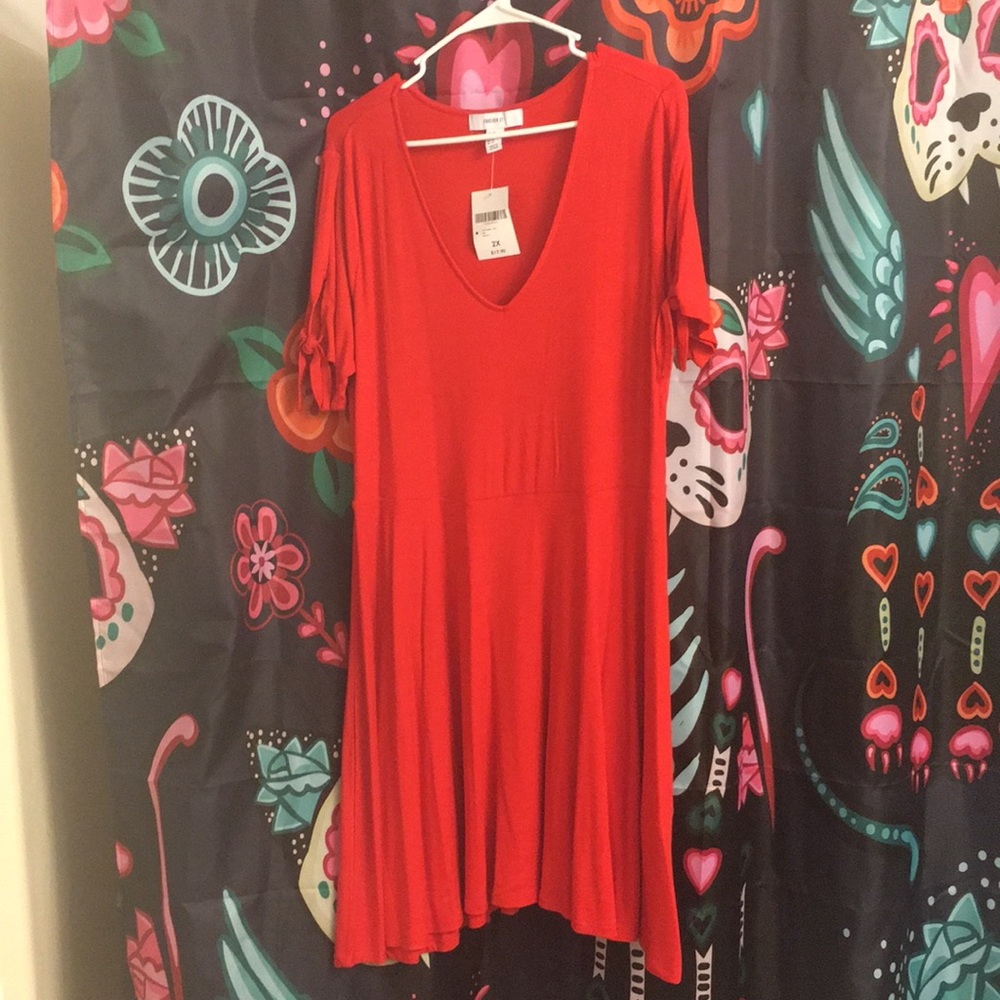 Red Knit Dress